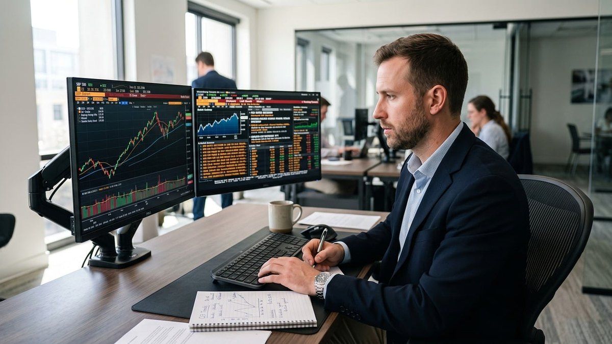 Data analyst checking messy spreadsheet data on two screens before building an AI feature